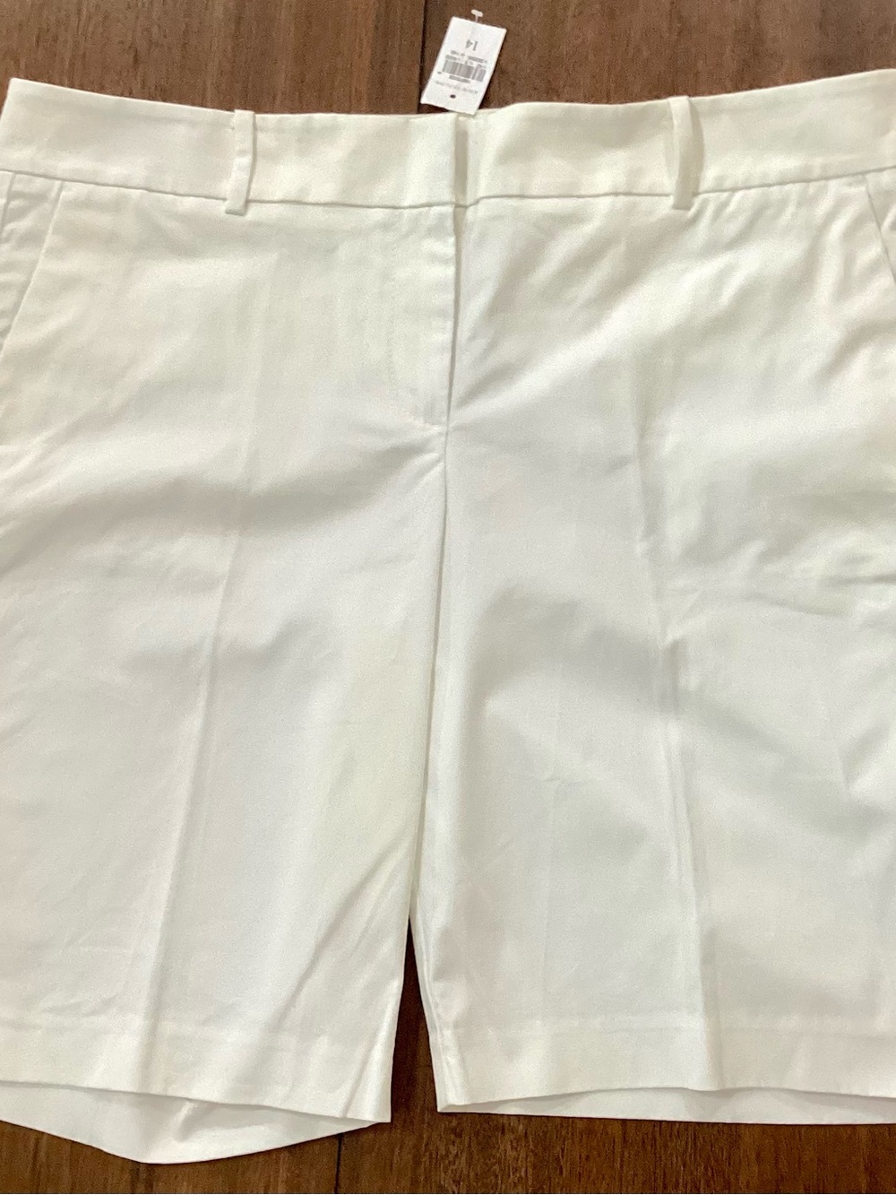 Talbots White Women's Bermuda Shorts